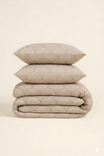 Load image into Gallery viewer, Lotus | Queen Size - Satin Duvet Set 500 TC (Bed 160-180)
