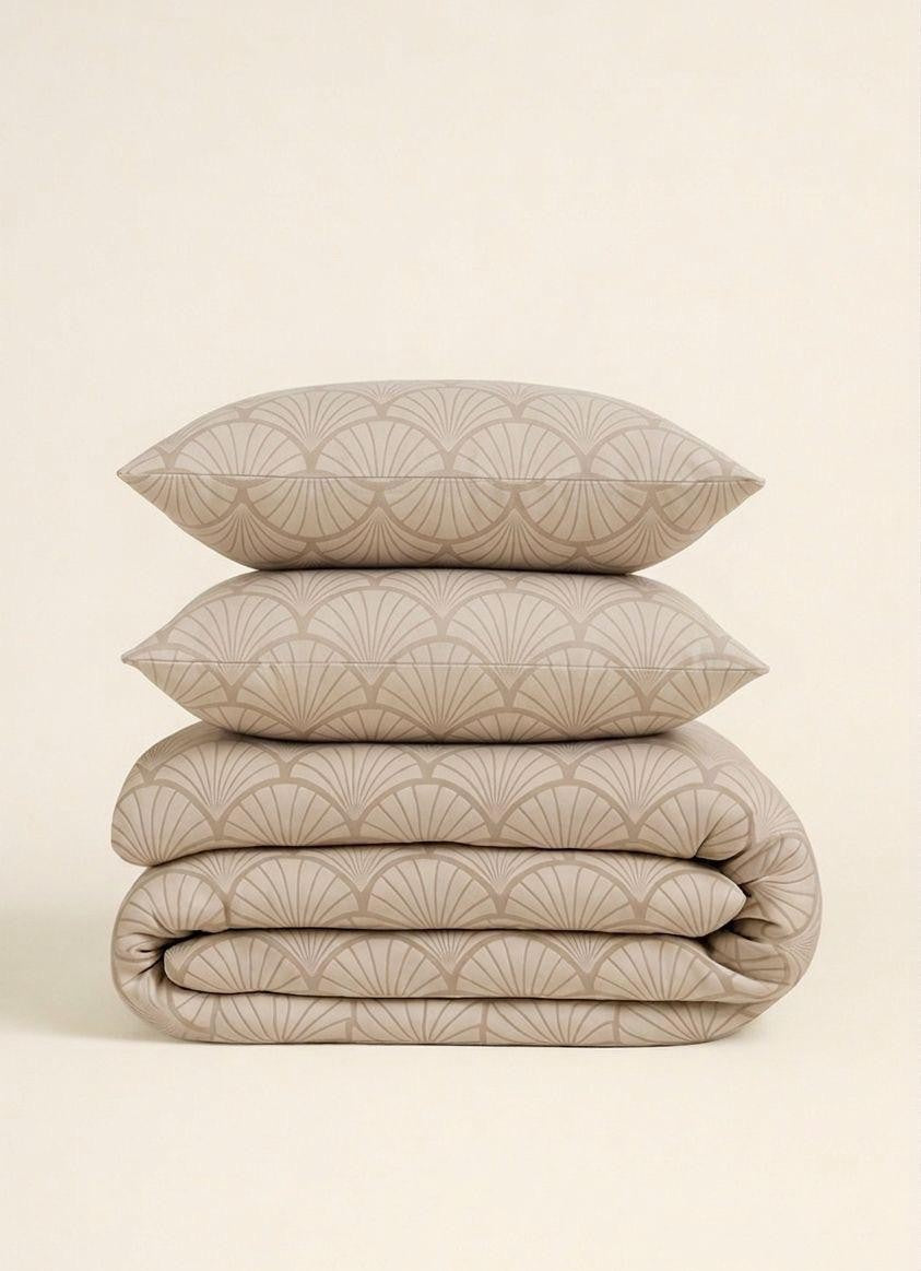 Lotus | King Size - Satin Duvet Set 500 TC (Bed 180-200)