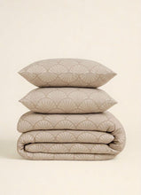 Load image into Gallery viewer, Lotus | Queen Size - Satin Duvet Set 500 TC (Bed 160-180)
