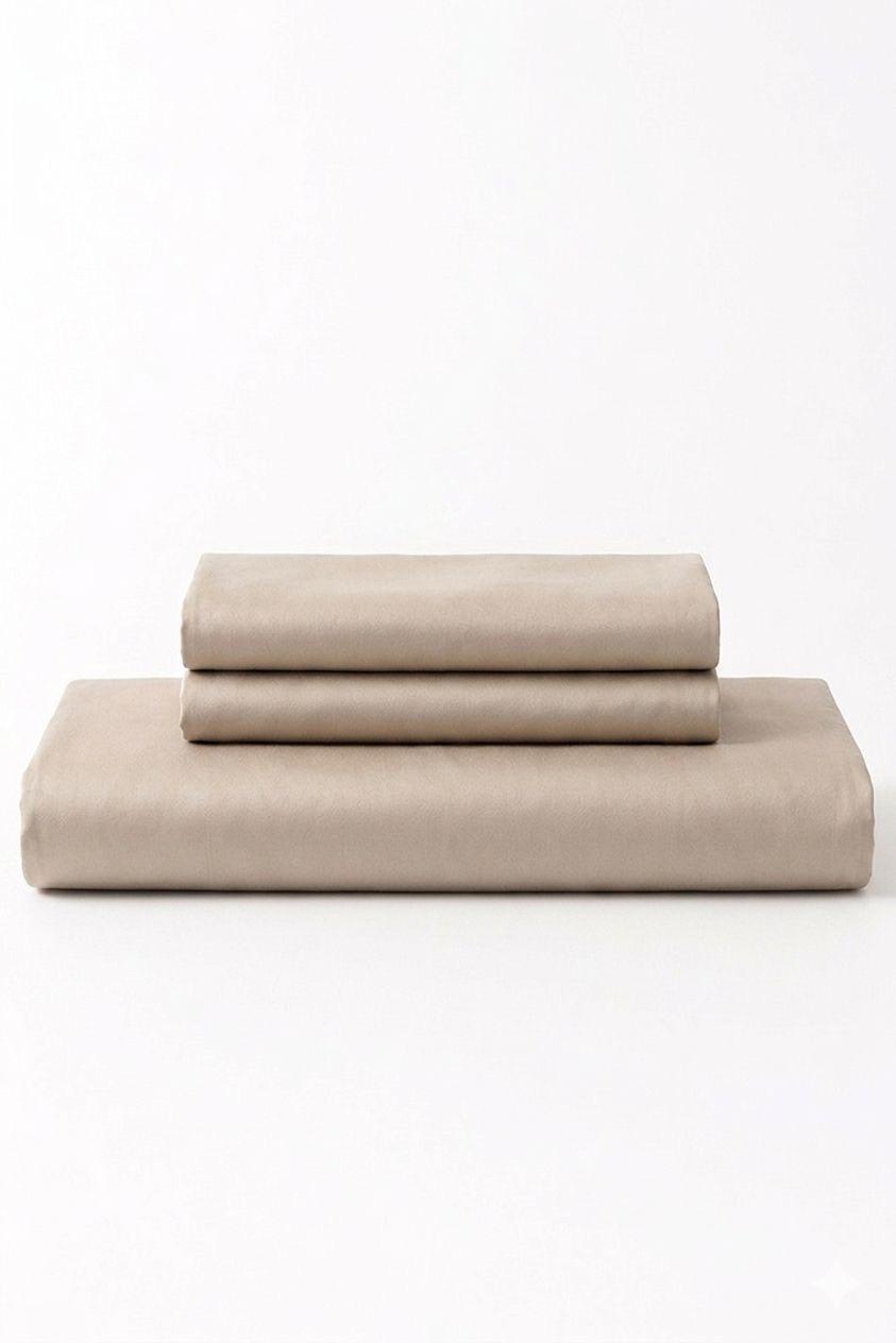 Home Classic | King Size - Satin Flat Bed Set 600 TC (Bed 180-200)